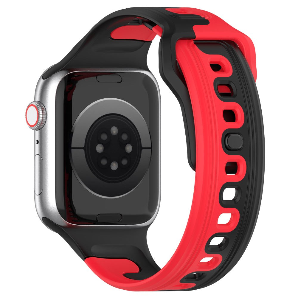 Vildt Holdbart Silikone Universal Rem passer til Apple Smartwatch - Rød#serie_1