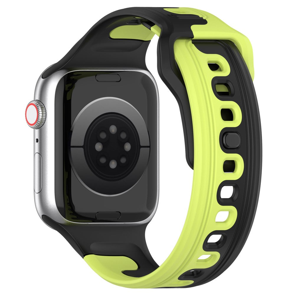 Vildt Holdbart Silikone Universal Rem passer til Apple Smartwatch - Grøn#serie_2