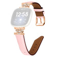 Absolut Robust Fitbit Smartwatch Kunstleder Und Strass Universell Armband