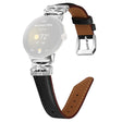 Unglaublich Angenehm Google Pixel Watch Echtes Leder Und Strass Armband