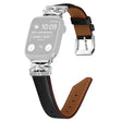 Super Angenehm Apple Smartwatch Kunstleder Und Strass Universell Armband