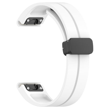 Mega Fed Silikone Universal Rem passer til Smartwatch - Hvid#serie_3
