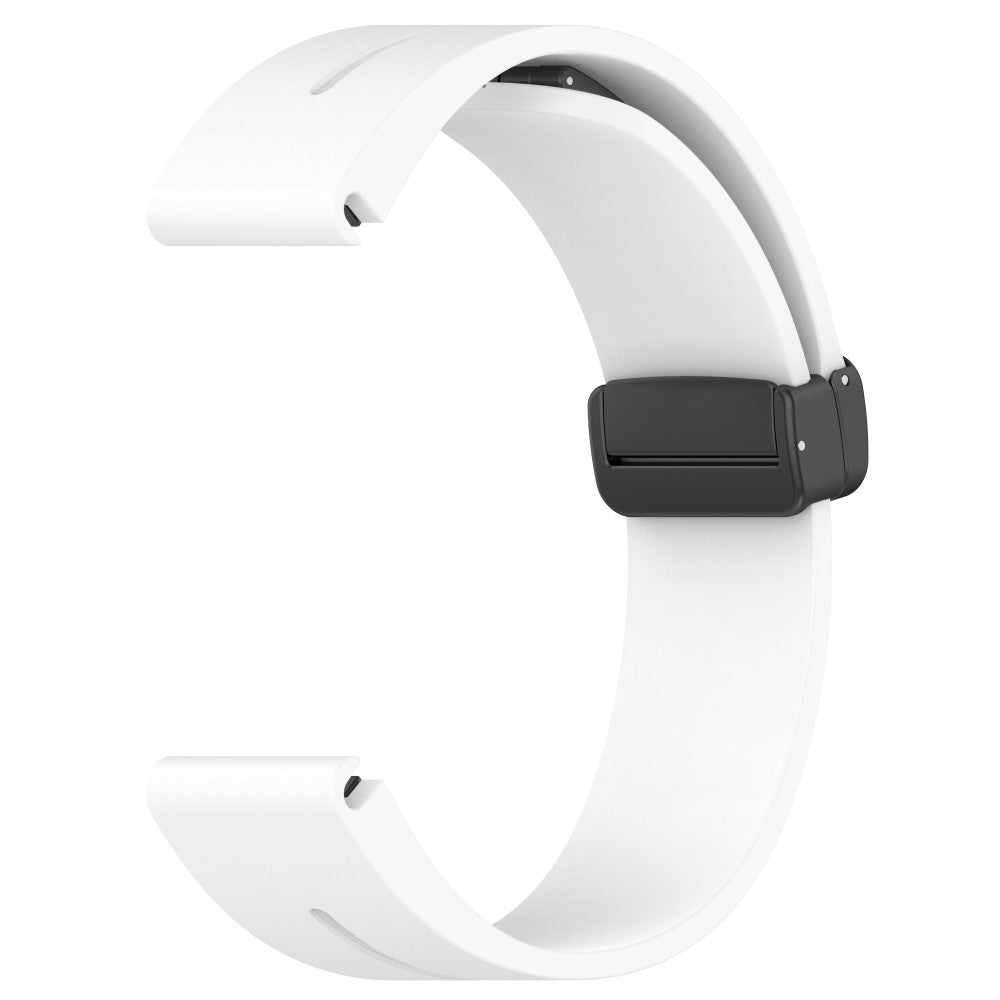 Mega Fed Silikone Universal Rem passer til Smartwatch - Hvid#serie_3