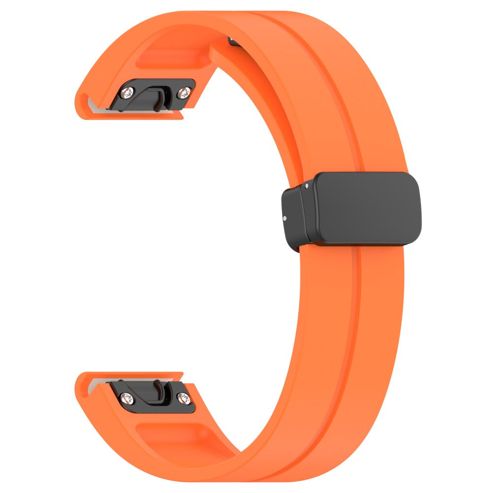 Mega Fed Silikone Universal Rem passer til Smartwatch - Orange#serie_4
