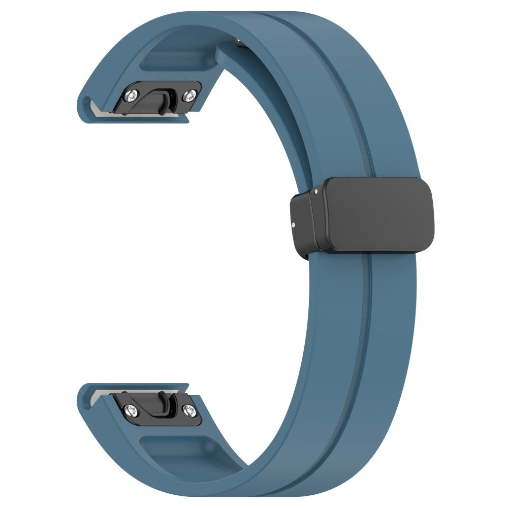 Mega Fed Silikone Universal Rem passer til Smartwatch - Blå#serie_6