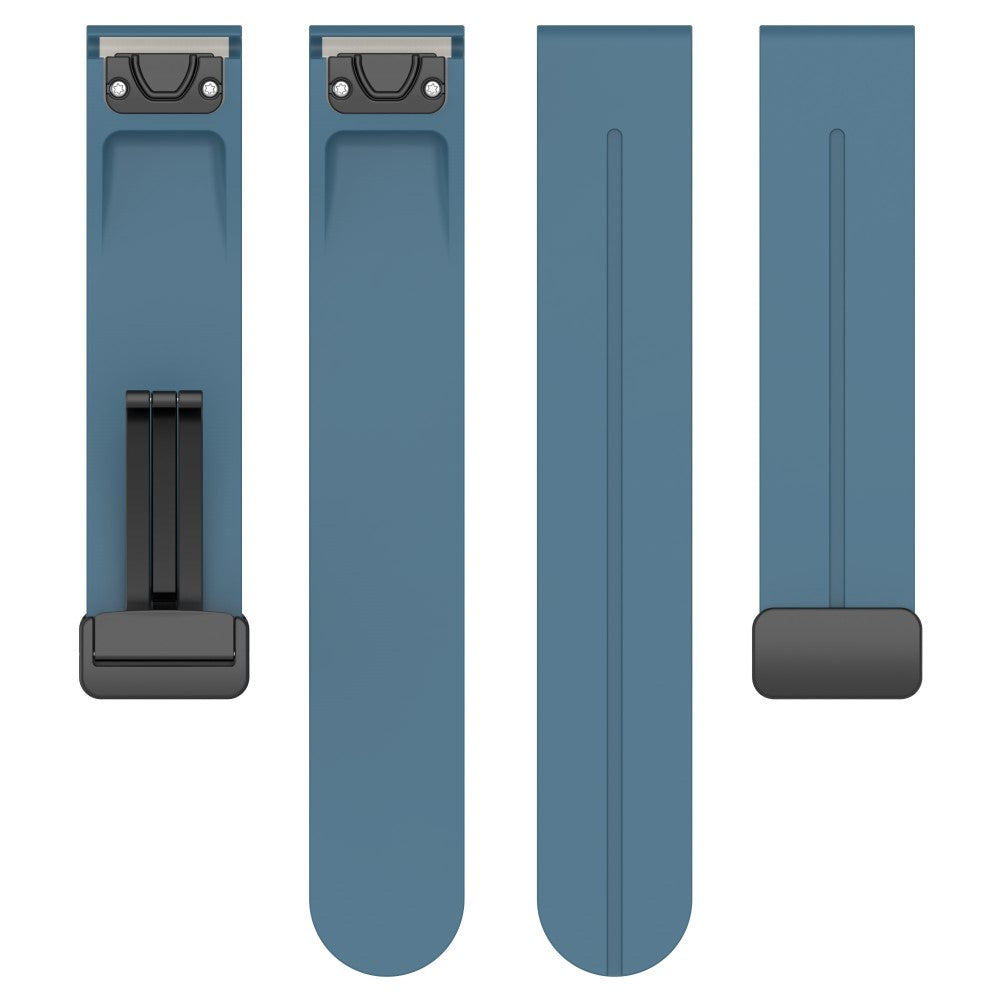 Mega Fed Silikone Universal Rem passer til Smartwatch - Blå#serie_6