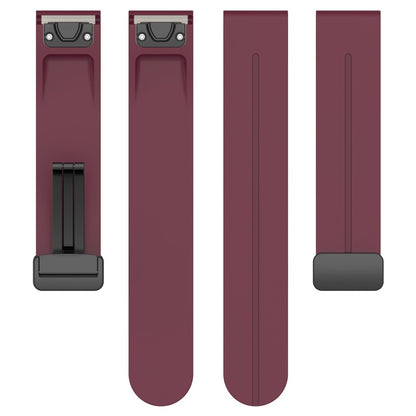 Mega Fed Silikone Universal Rem passer til Smartwatch - Rød#serie_8