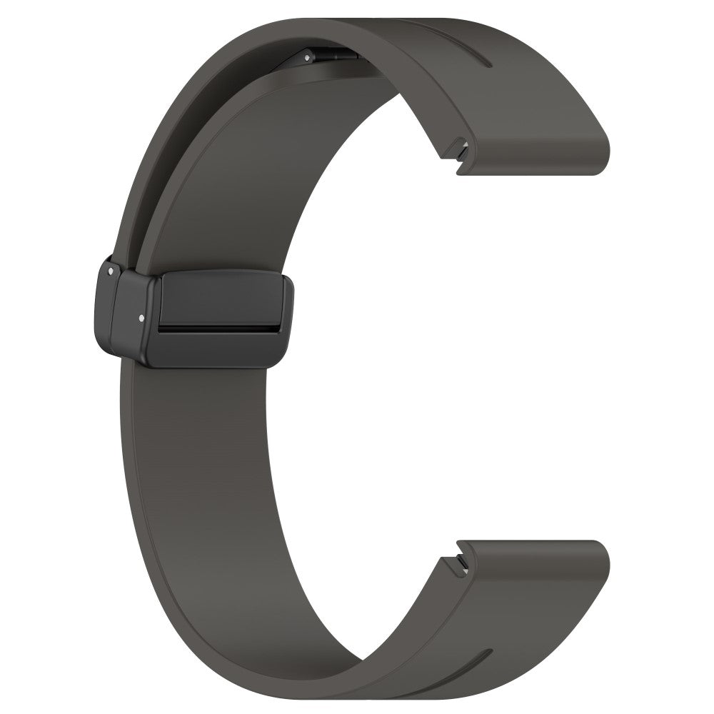 Mega Fed Silikone Universal Rem passer til Smartwatch - Sølv#serie_10