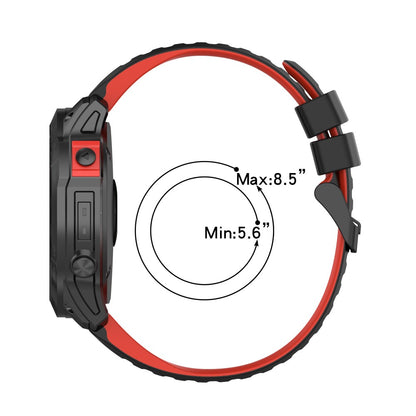 Solid Silikone Universal Rem passer til Garmin Smartwatch - Sølv#serie_5