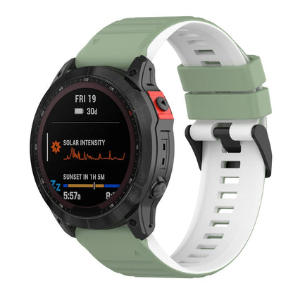 Solid Silikone Universal Rem passer til Garmin Smartwatch - Grøn#serie_9