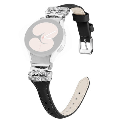 Cool Kunstlæder Universal Rem passer til Samsung Smartwatch - Sort#serie_2