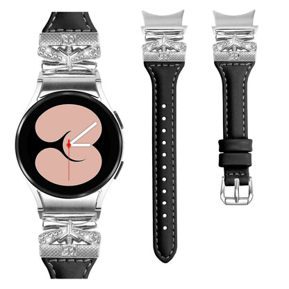 Cool Kunstlæder Universal Rem passer til Samsung Smartwatch - Sort#serie_2