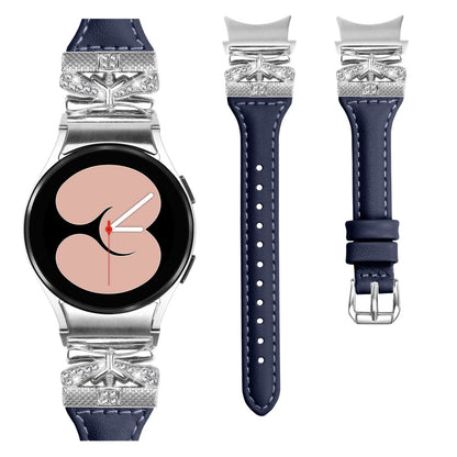 Cool Kunstlæder Universal Rem passer til Samsung Smartwatch - Blå#serie_5