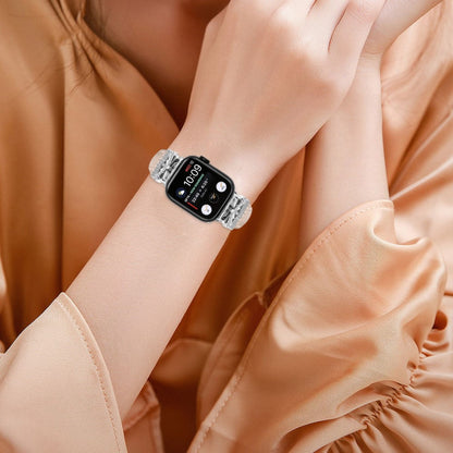 Meget Godt Kunstlæder Universal Rem passer til Apple Smartwatch - Hvid#serie_2