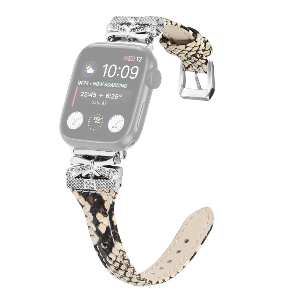 Meget Godt Kunstlæder Universal Rem passer til Apple Smartwatch - Brun#serie_3