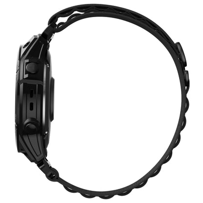Garmin Fenix 7 / Forerunner 965 / 955 / 945 / 935 Watch Strap Nylon Loop Quick Release 22mm Wristband - Black#serie_1