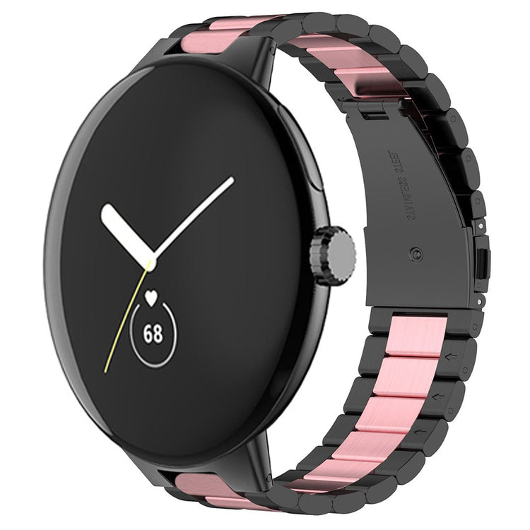 Metal Universal Rem passer til Google Pixel Watch / Google Pixel Watch 2 - Pink#serie_2