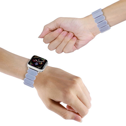 Watch Band Apple Watch Ultra 2 Ultra 49mm / 45mm / 44mm / 42mm Elastic Resin Strap - Blue#serie_11