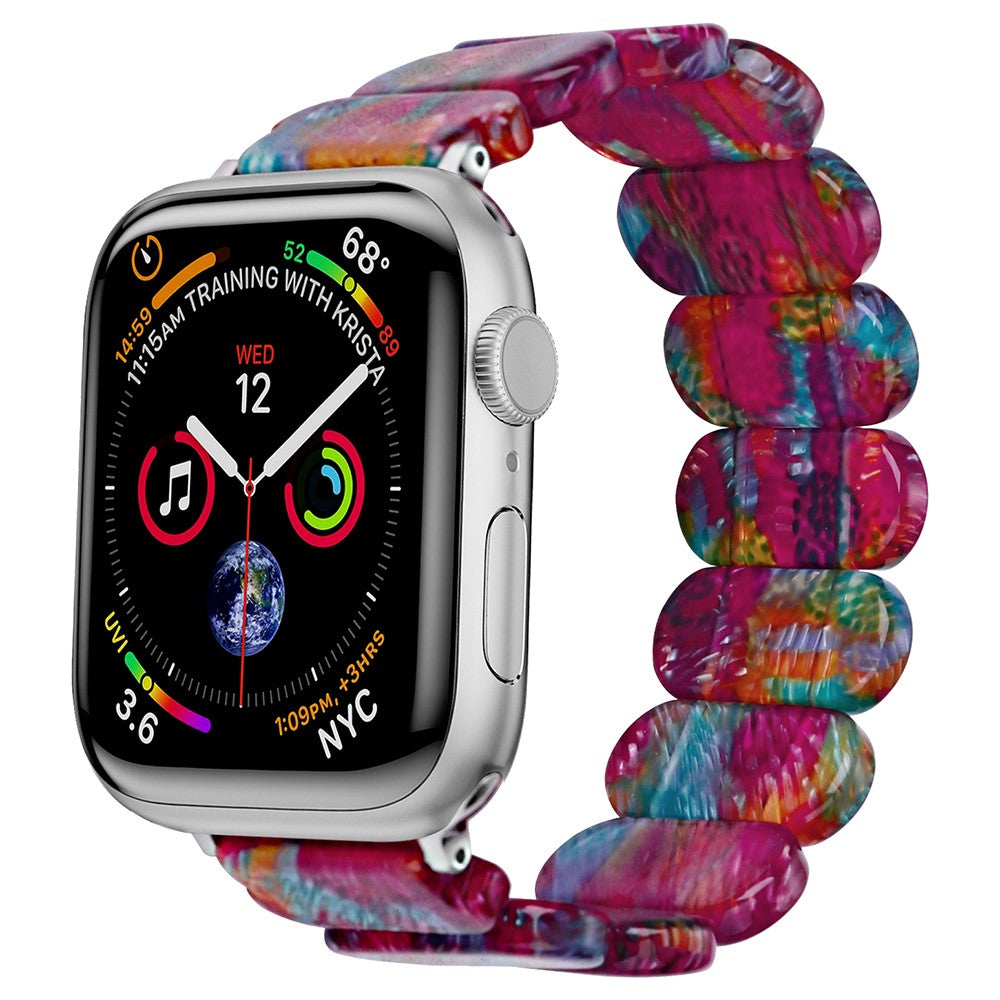 Watch Strap Apple Watch Series 41mm / 40mm / 38mm Elastic Band Bracelet - Wine Red#serie_10