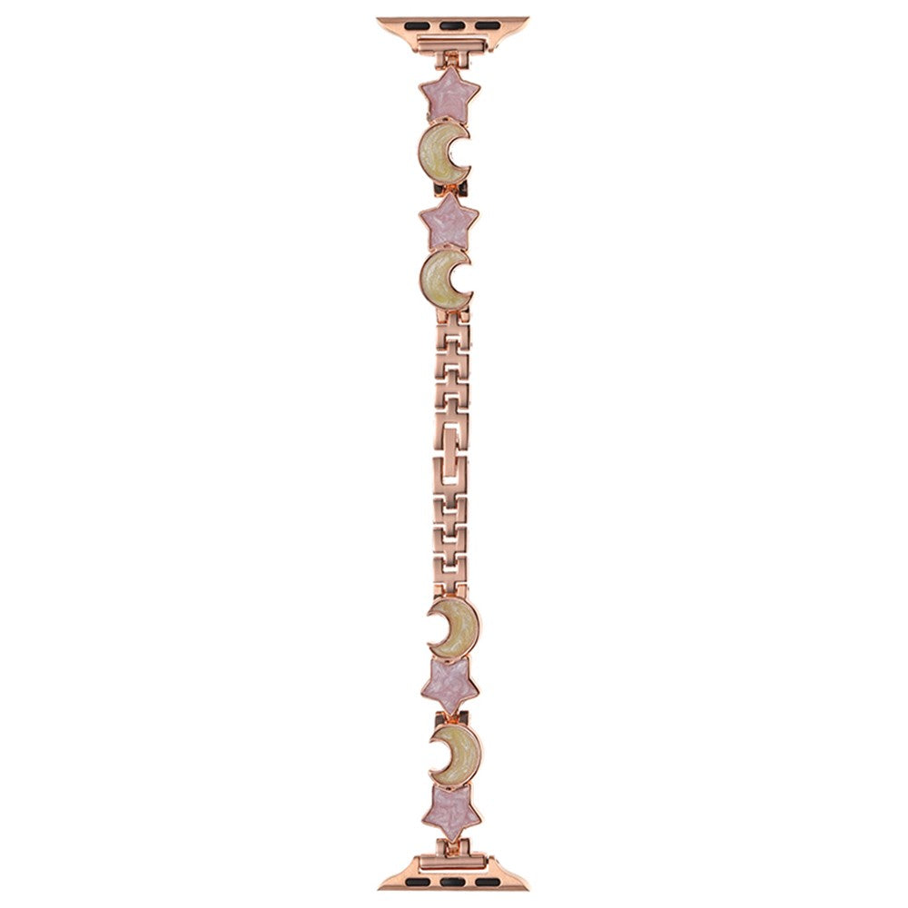 Apple Watch 49mm / 45mm / 44mm / 42mm Watch Band Zinc Alloy Strap - Rose Gold#serie_4
