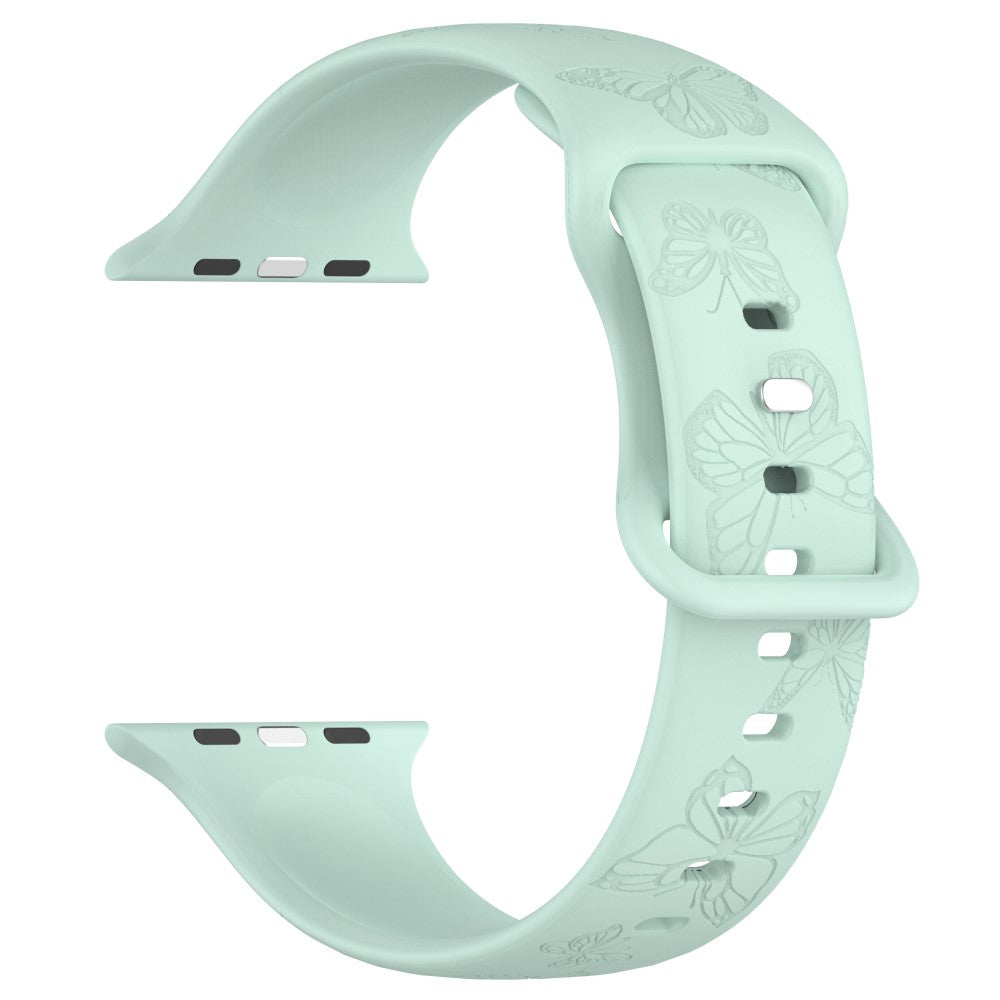 Vildt Godt Silikone Universal Rem passer til Apple Smartwatch - Grøn#serie_4