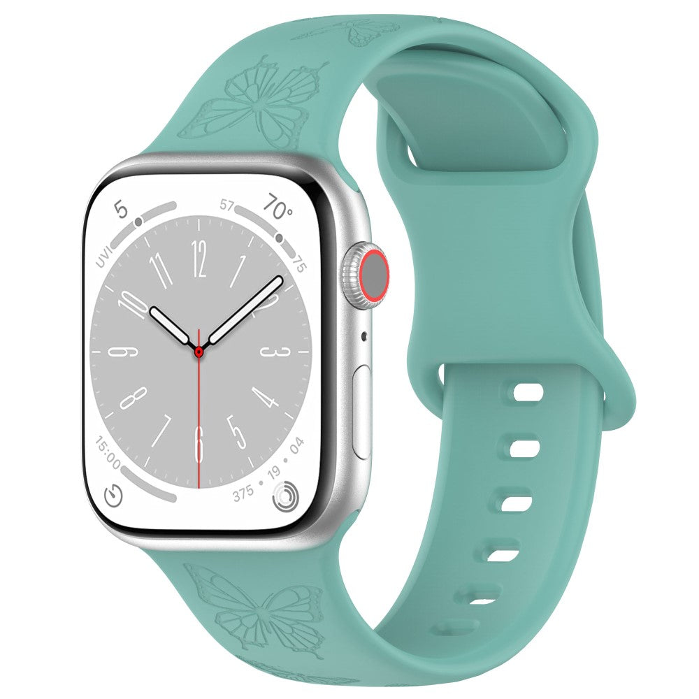 Vildt Godt Silikone Universal Rem passer til Apple Smartwatch - Grøn#serie_14