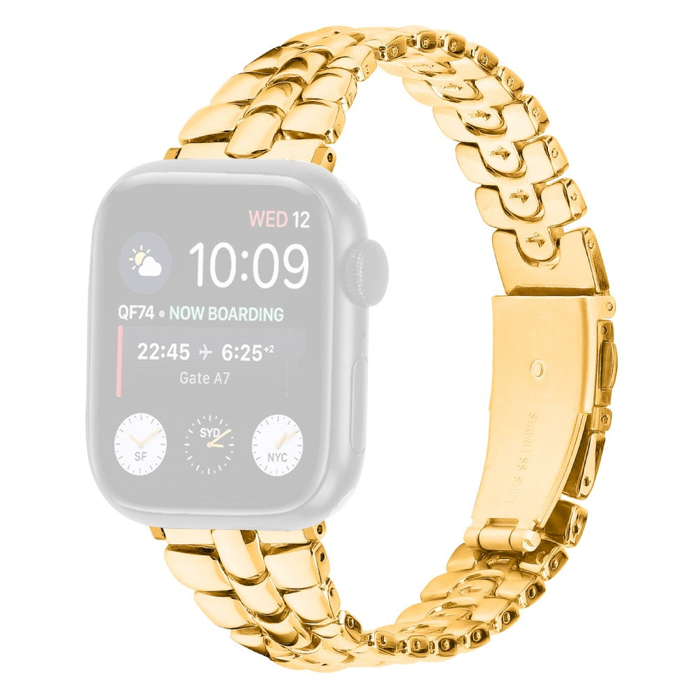 Meget Elegant Metal Universal Rem passer til Apple Smartwatch - Guld#serie_1