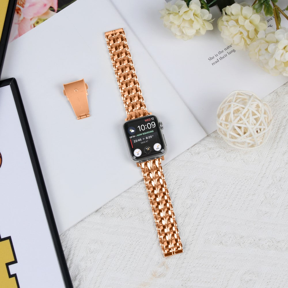 Vildt Skøn Metal Universal Rem passer til Apple Smartwatch - Pink#serie_3