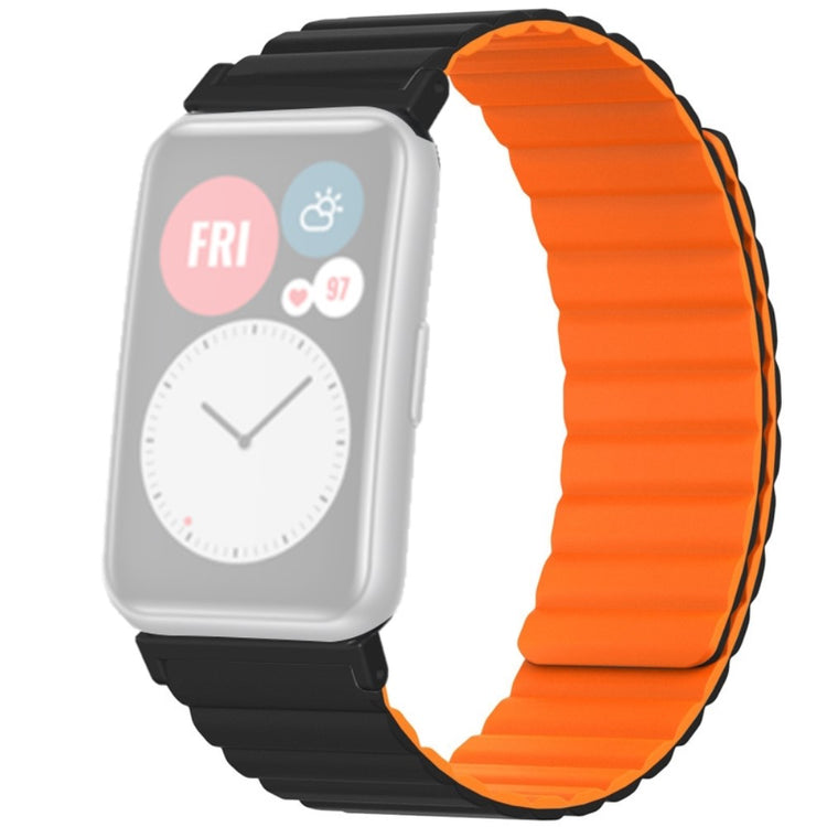 Silikone Universal Rem passer til Huawei Watch Fit / Huawei Watch Fit Special Edition - Orange#serie_2