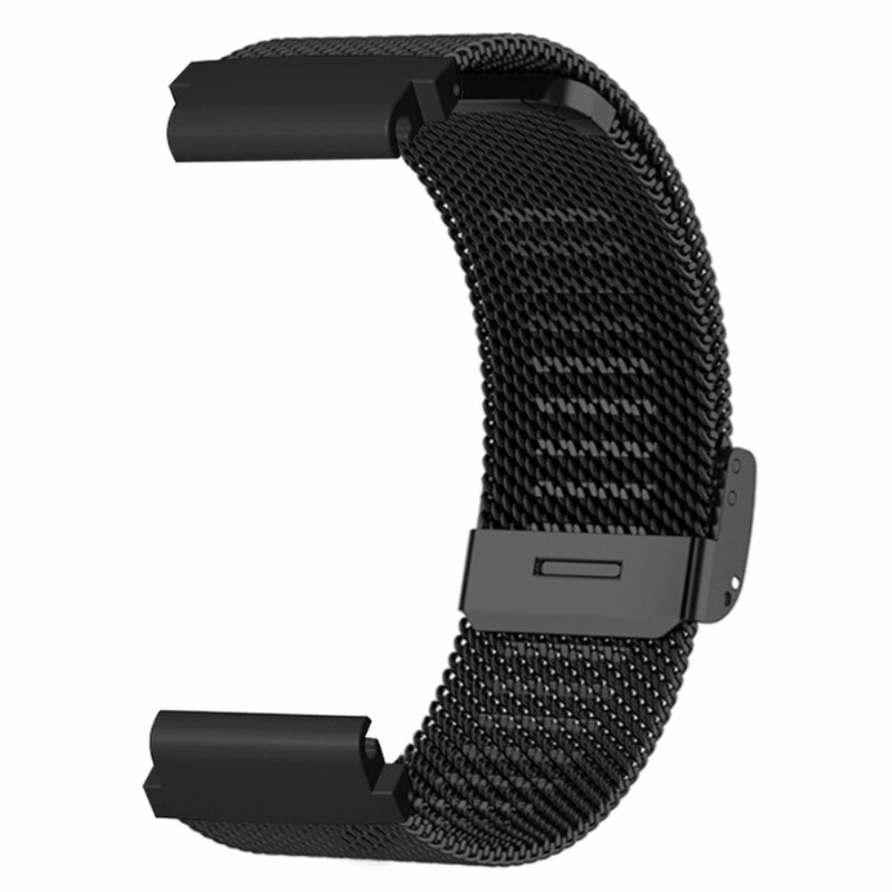 Vildt Fed Metal Universal Rem passer til Garmin Smartwatch - Sort#serie_1