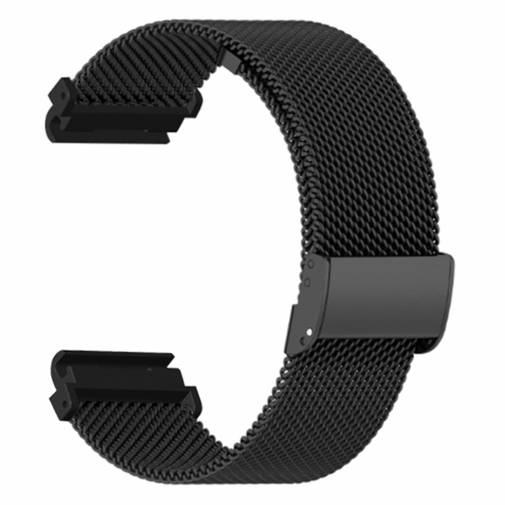 Vildt Fed Metal Universal Rem passer til Garmin Smartwatch - Sort#serie_1