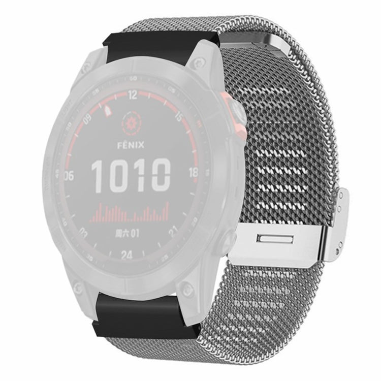 Vildt Fed Metal Universal Rem passer til Garmin Smartwatch - Sølv#serie_2