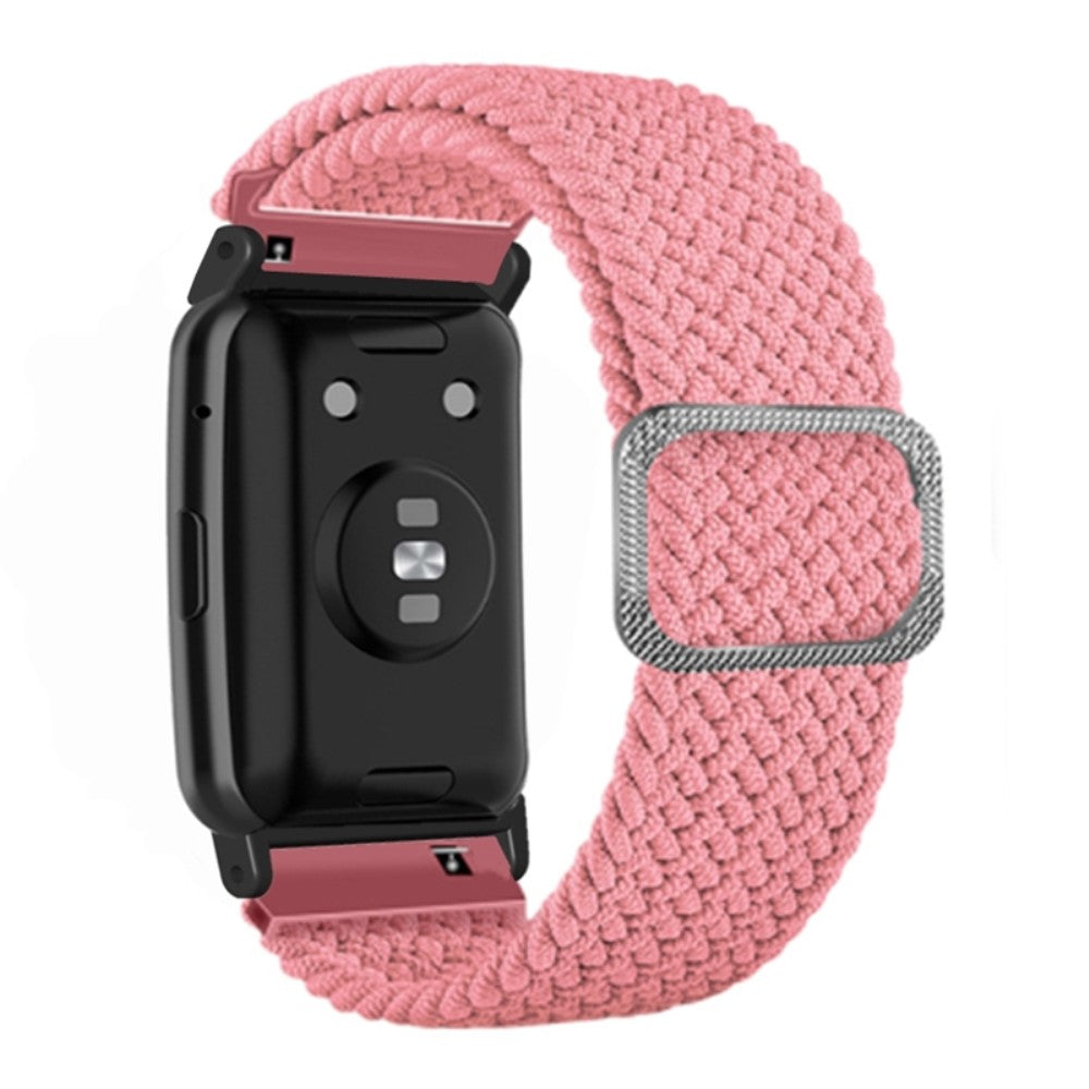 Nylon Universal Rem passer til Huawei Watch Fit / Huawei Watch Fit Special Edition - Pink#serie_3