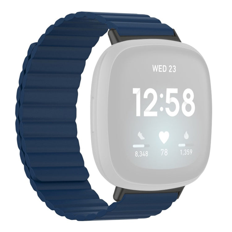 Super Sejt Silikone Universal Rem passer til Fitbit Smartwatch - Blå#serie_7