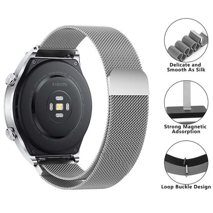 Meget Pænt Metal Universal Rem passer til Smartwatch - Guld#serie_6