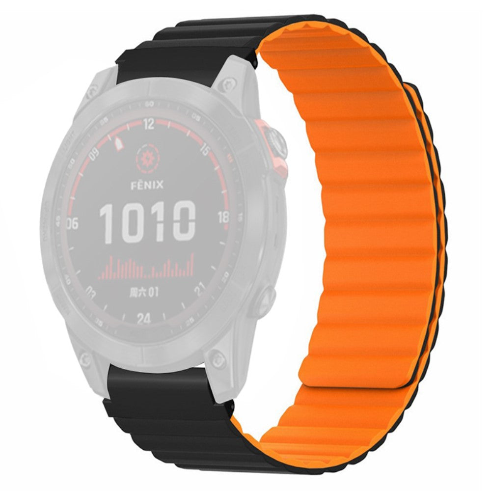 Rigtigt Fantastisk Silikone Universal Rem passer til Garmin Smartwatch - Orange#serie_7