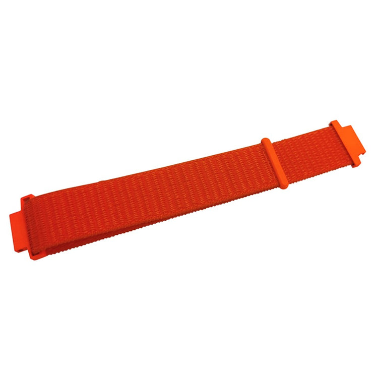 Rigtigt Elegant Nylon Rem passer til Amazfit Verge 2 - Orange#serie_2