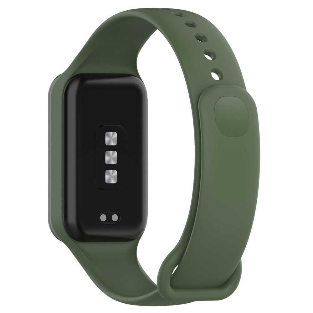 Silikone Universal Rem passer til Xiaomi Redmi Band 2 / Xiaomi Smart Band 8 Active - Grøn#serie_5