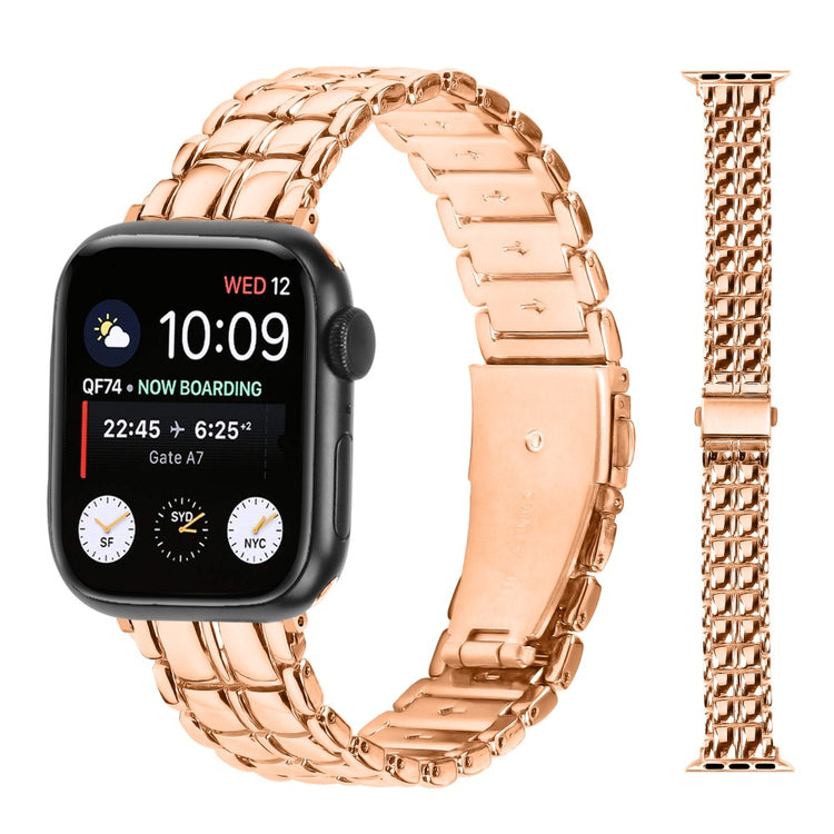 Vildt Hårdfør Metal Universal Rem passer til Apple Smartwatch - Pink#serie_3