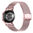 Samsung Galaxy Watch6 / Watch6 Classic Buckle Design Watch Band Milanese 316L Stainless Steel Strap - Rose Pink