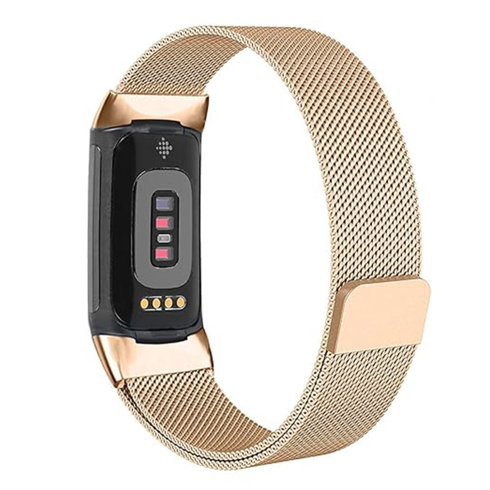 Super Nydelig Metal Rem passer til Fitbit Charge 2 - Guld#serie_3