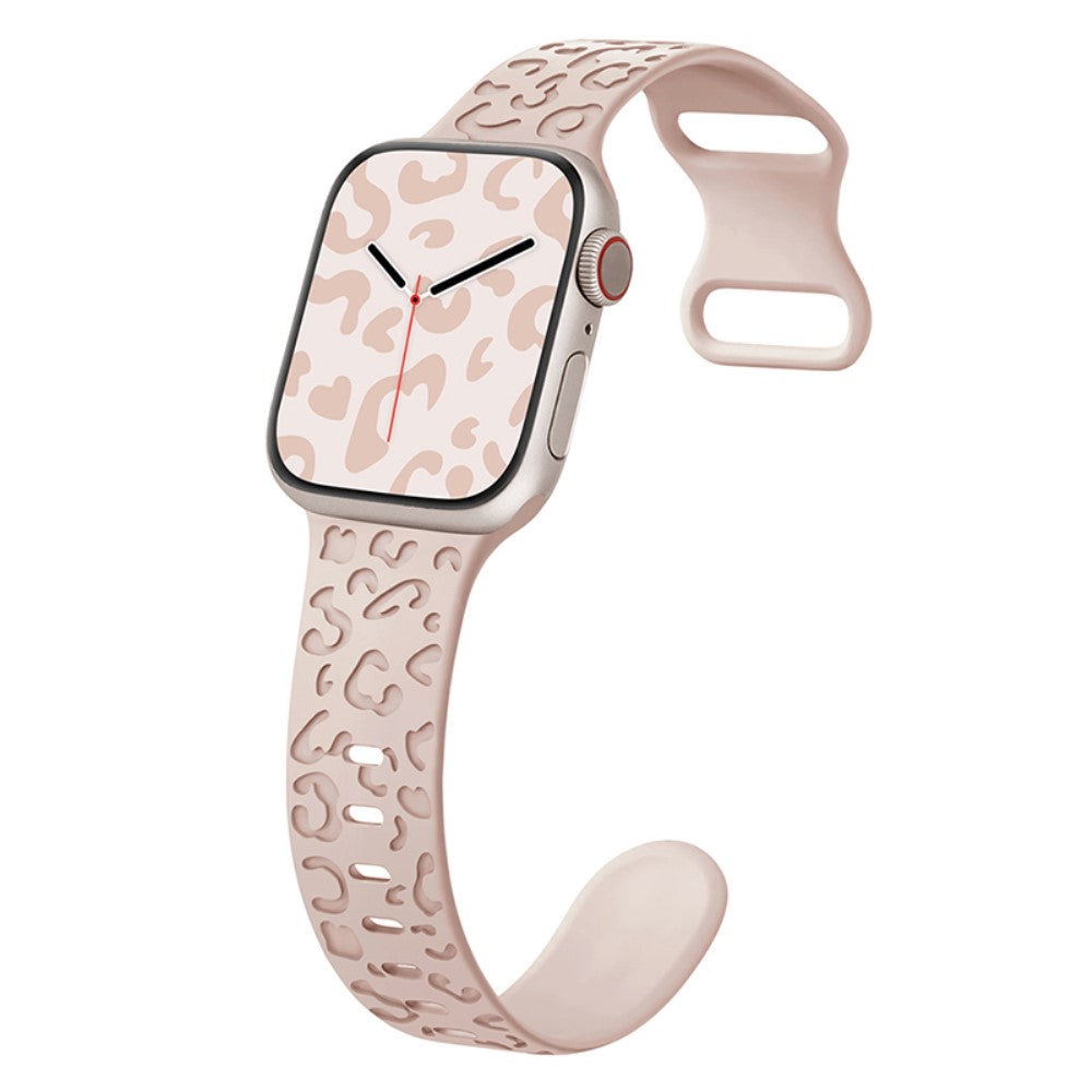 Helt Vildt Kønt Silikone Universal Rem passer til Apple Smartwatch - Pink#serie_4