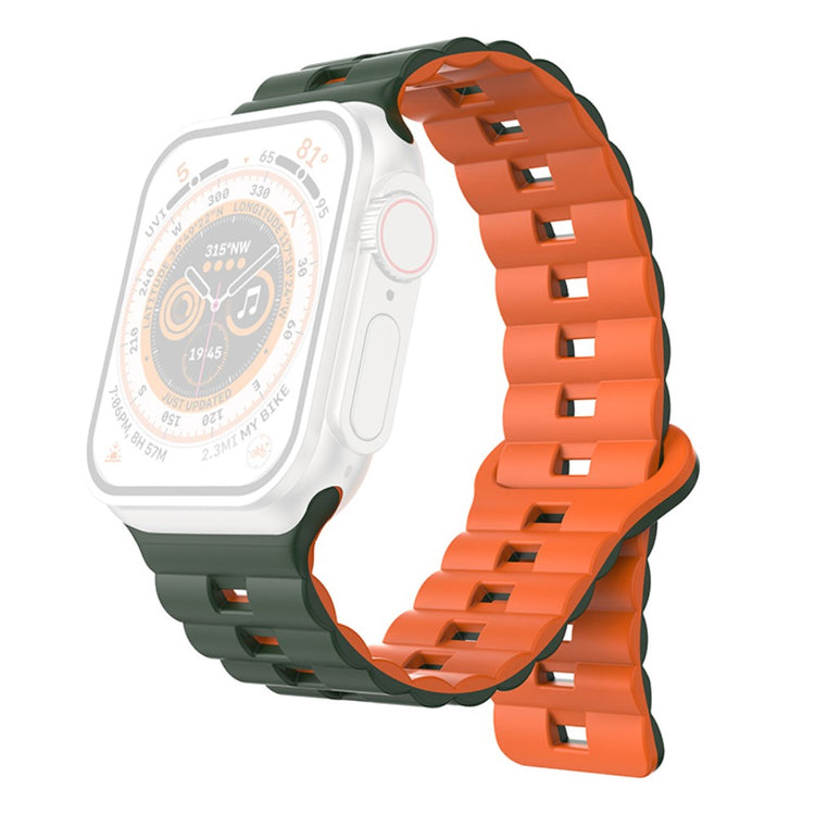 Meget Fint Silikone Universal Rem passer til Apple Smartwatch - Orange#serie_4