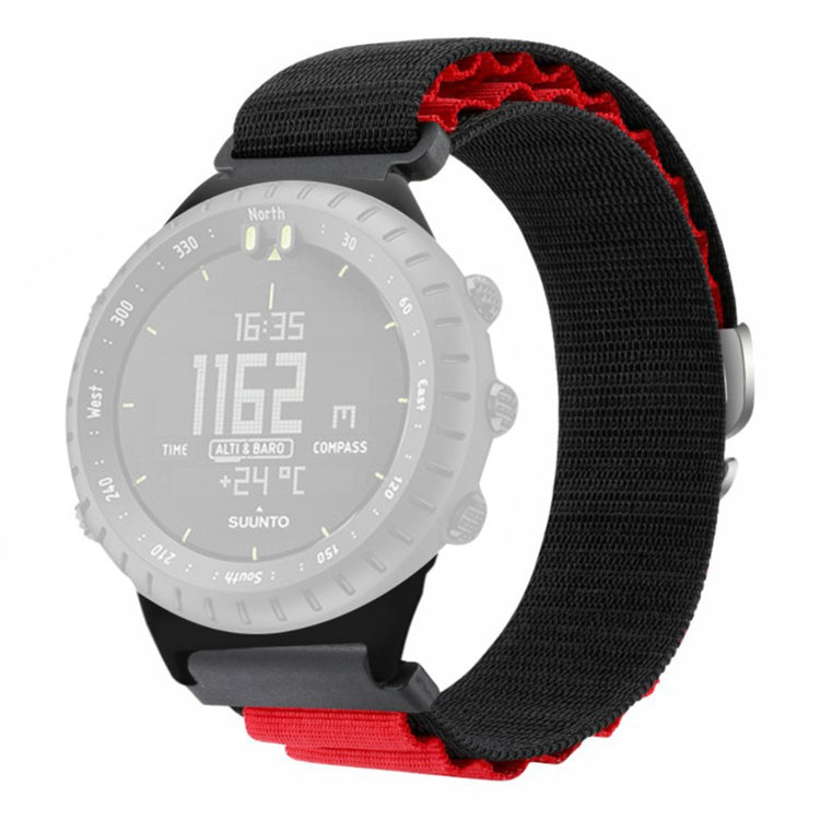 Vildt Fantastisk Nylon Rem passer til Suunto Core - Rød#serie_7