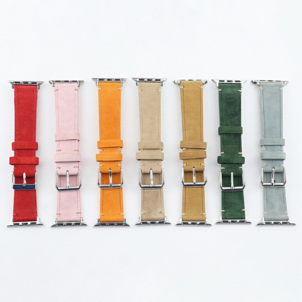 Cool Kunstlæder Universal Rem passer til Apple Smartwatch - Orange#serie_2