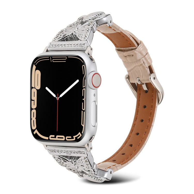 Meget Flot Kunstlæder Universal Rem passer til Apple Smartwatch - Pink#serie_8
