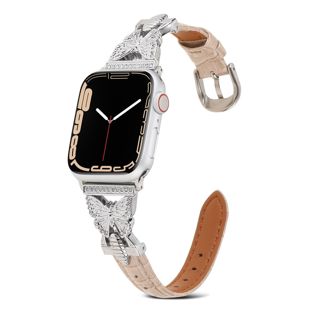 Meget Flot Kunstlæder Universal Rem passer til Apple Smartwatch - Pink#serie_8