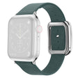 Apple Watch 41mm / 40mm / 38mm Watch Band Snap Button Men's Strap - Dark Green