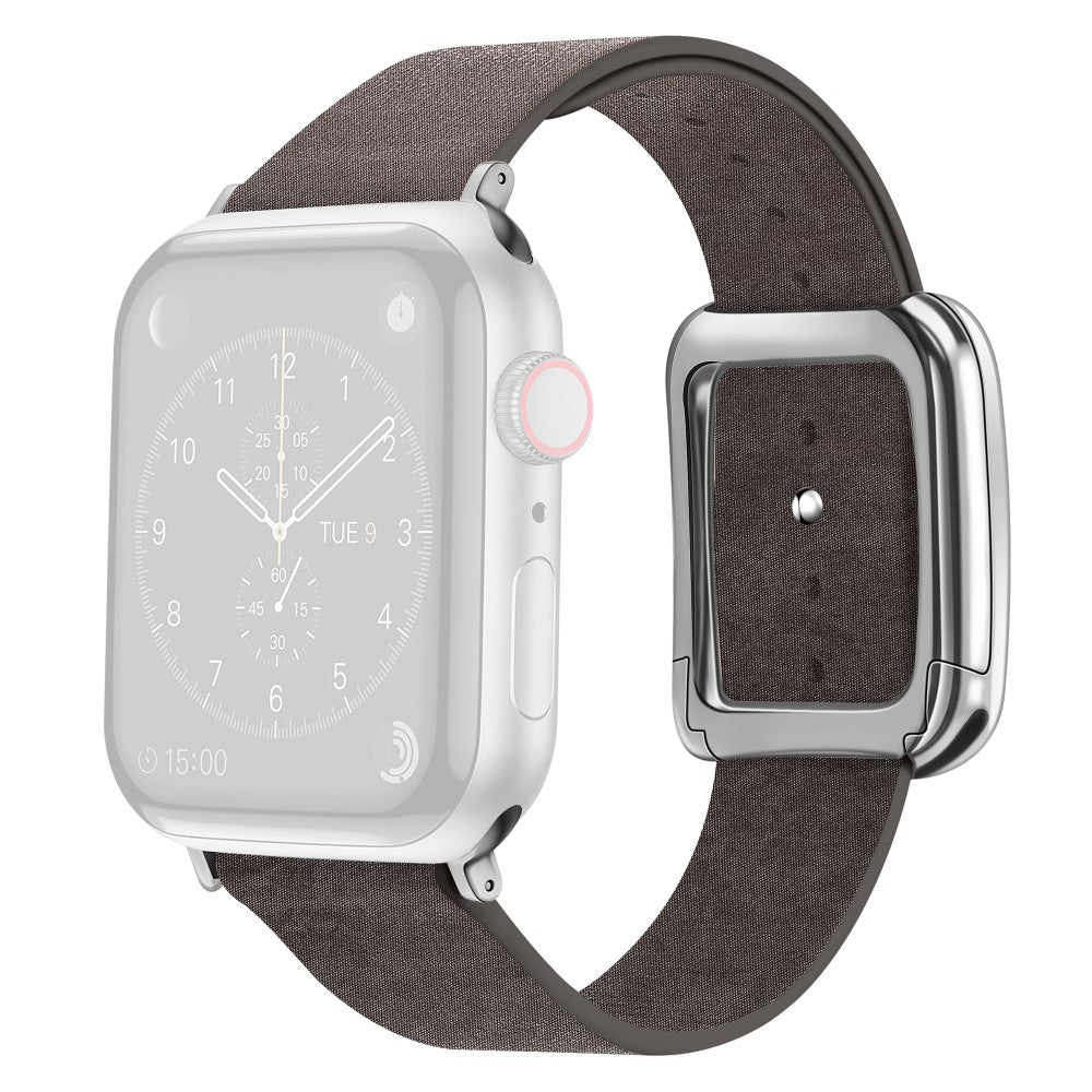 Helt Vildt Godt Kunstlæder Universal Rem passer til Apple Smartwatch - Brun#serie_7