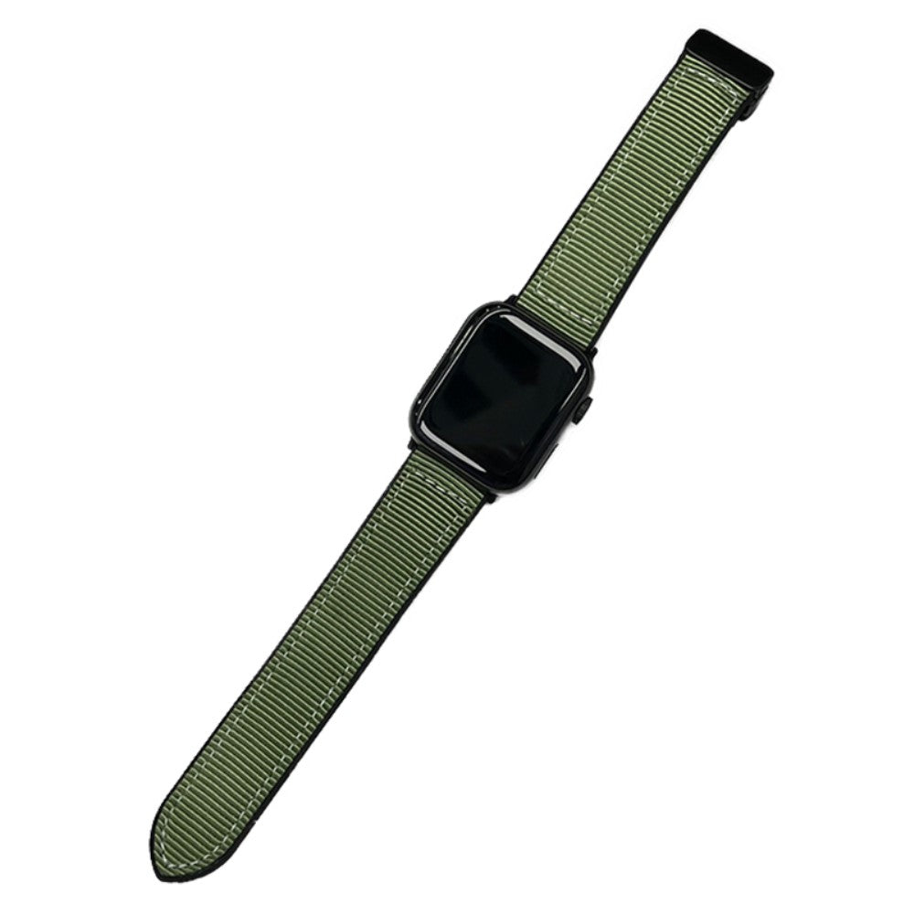 Super Flot Nylon Universal Rem passer til Apple Smartwatch - Grøn#serie_1